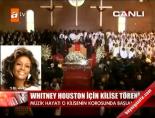 whitney houston - Whitney Houston için kilise töreni Videosu