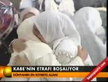 Kabe'nin etrafı boşalıyor