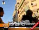 ogrenci eylemi - İspanya'da gösteriler Videosu