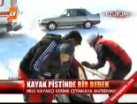Kayak Pistinde Bir Bebek