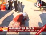 bodrum servis araci - Yaralılar Yola Saçıldı Videosu