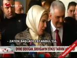 emine erdogan - Erdoğan Ankara'ya dönüyor Videosu