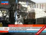 fabrika yangini - Uşak'ta fabrika yangını Videosu