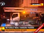 Beyoğlu'nda yangın paniği online video izle