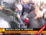 israil askeri - Mescid-i Aksa'ya girdiler! Videosu