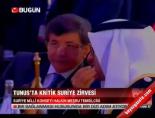 ahmet davutoglu - Tunus'ta kritik Suriye zirvesi Videosu
