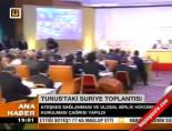 ahmet davutoglu - Tunus'taki Suriye Toplantısı Videosu