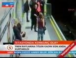 metro istasyonu - İstasyonda korkunç olay Videosu