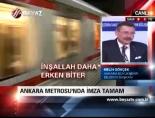 binali yildirim - Ankara Metrosu'nda imza tamam Videosu