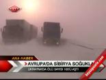 sibirya - Avrupa'da sibirya soğukları Videosu