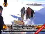Hakkari'de kar geçit vermiyor online video izle