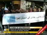protesto - İstanbul'da Esad protestosu Videosu
