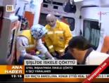 Şişli'de iskele çöktü