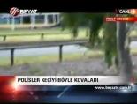 Polisler Keçiyi Böyle Kovaladı