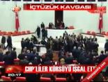 isgal - CHP'liler kürsüyü işgal etti Videosu