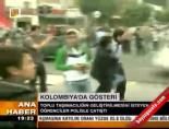 ogrenci eylemi - Kolombiya'da gösteri Videosu