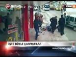 motosiklet kazasi - İşte böyle çarpıştılar Videosu