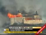 slovakya - Slovakya'da tarihi kale yandı Videosu