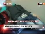 Atacağı Bomba Elinde Patladı