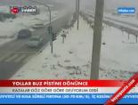 mobese kamerasi - Yollar Buz Pistine Dönünce Videosu
