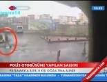 sutluce - Polis Otobüsüne Yapılan Saldırı Videosu