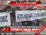 Eğitimciler sokağa döküldü online video izle