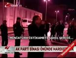 ak parti il binasi - Ak Parti binası önünde hareketlilik Videosu