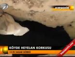 Köyde heyelan korkusu