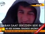 Mahsur kalanlara gıda yardımı