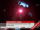 gecekondu - Kağıthane'de yangın: 1 çocuk öldü Videosu