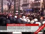 bagimsizlik kutlamalari - Yunanistan'da kutlama arbedesi Videosu