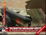 genelkurmay baskanligi - ''Helikopter arızalanıp düştü'' Videosu