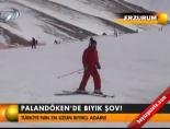 Palandöken'de bıyık şov!