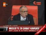 lutfu demirbag - Meclis'te 28 Şubat kavgası Videosu