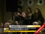 okan universitesi - Ayakkabılı protesto Haberi  Videosu
