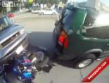 Motorsiklet Kazası Kamerada