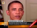 Obama'dan tehdit