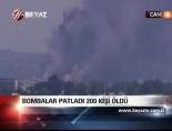 patlama ani - Bombalar patladı 200 kişi öldü Videosu