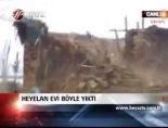 cokme ani - Heyelan evi böyle yıktı Videosu