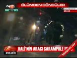 sivas valisi - Vali'nin aracı şarampole yuvarlandı Videosu