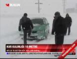 kar kalinligi - Bitlis'le bağlantı kesildi Videosu
