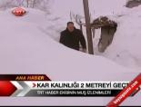 kar kalinligi - Kar Kalınlığı 2 Metreyi Geçti Videosu