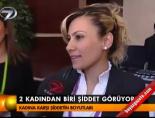 kadina siddet - 2 kadınan biri şiddet görüyor! Videosu