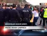 Polise Araba Çarpınca