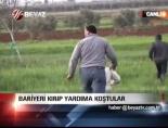 Bariyeri Kırıp Yardıma Koştular