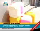 Hamamda zehirlendiler