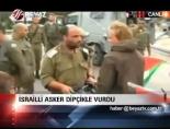 danimarka - İsrailli Asker Dipçikle Vurdu Videosu