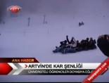 Artvin'de Kar Şenliği