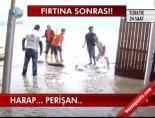 siddetli ruzgar - Her yer harap!.. Videosu