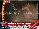 Pakistan'da yolcu uçağı düştü online video izle